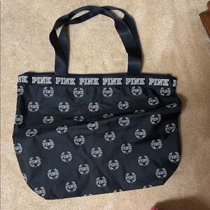 PINK Victoria's Secret Black Duffel Bag